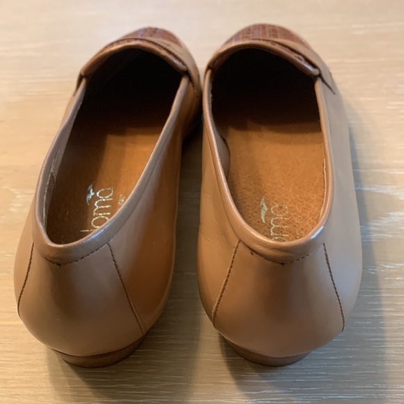 Paloma “Reed Sienna Nappa/ Woven” flats NIB Size 8AA price reduced not perfect - Picture 5 of 9